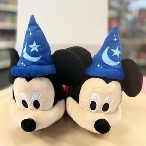 Disney mickey sorcerer plush slippers